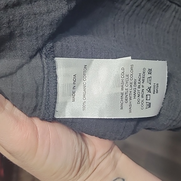 Quince Women's 100% Organic Cotton Gauze Smocked Maxi Skirt Size Large - Picture 5 of 6